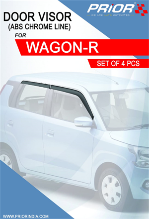 ABS chrome line door visor for WAGON-R (2018-onwards) | PRIOR
