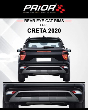 Rear Eye Cat Rim for Creta (Type-2) 2020-Onwards Model (Set of 2)