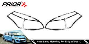 Head Lamp Moulding for Ertiga (Type-1) 2012-Onwards Model (Set of 2 Pcs.)