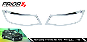 Head Lamp Moulding for Kwid (Type-1) 2019-Onwards Model (Set of 2 Pcs.)