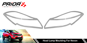 Head Lamp Moulding for Nexon (Type-1) 2017-Onwards Model (Set of 2 Pcs.)