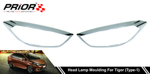 Head Lamp Moulding for Tigor (Type-1) 2017-Onwards Model (Set of 2 Pcs.)