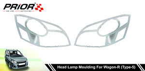 Head Lamp Moulding for Wagon-R (Type-5) 2018-Onwards Model (Set of 2 Pcs.)