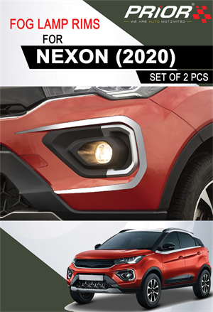 Chrome Fog Lamp Rim for Nexon 2020-Onwards Model (set of 2 pcs.) (T-2)