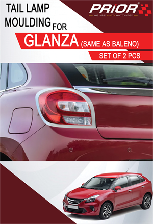 Tail Lamp Moulding for GLANZA (Same as Baleno, Set of 2 Pieces)