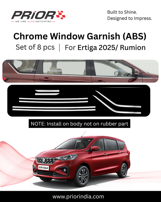 Chrome Window garnish (ABS) for Hyundai Exter | set of 6 pcs