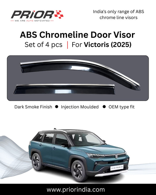 ABS chromeline Door Visor for Suzuki Victoris | set of 4 pcs