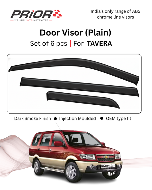 Door Visor for Chevrolet Tavera | Set of 6 pcs