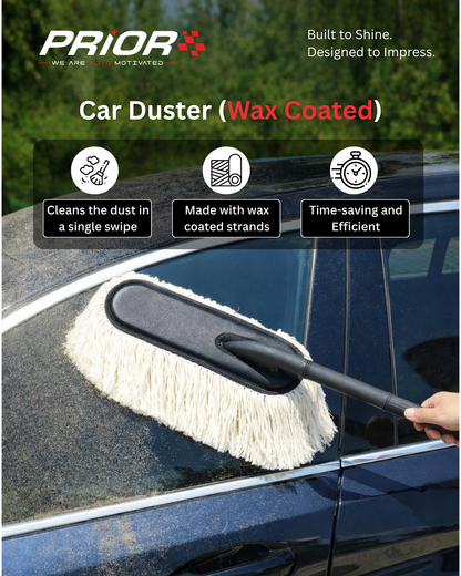 PRIOR One swipe Car Duster (with wax coated strands)