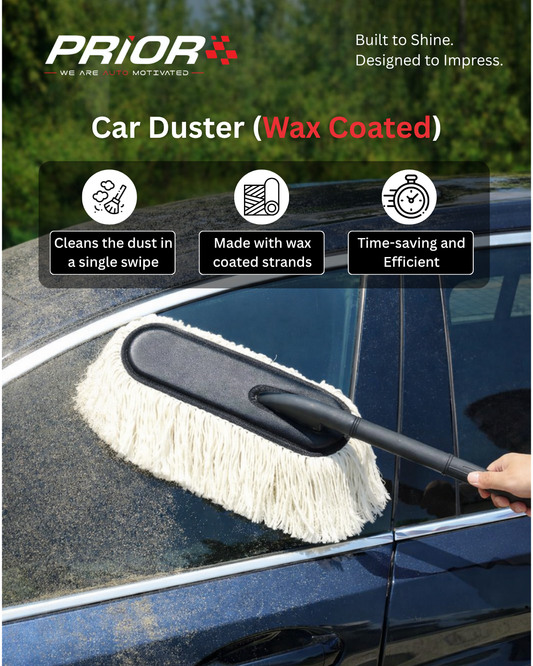 PRIOR One swipe Car Duster (with wax coated strands)