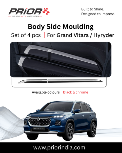Body side moulding for Suzuki Grand Vitara | set of 4 pcs