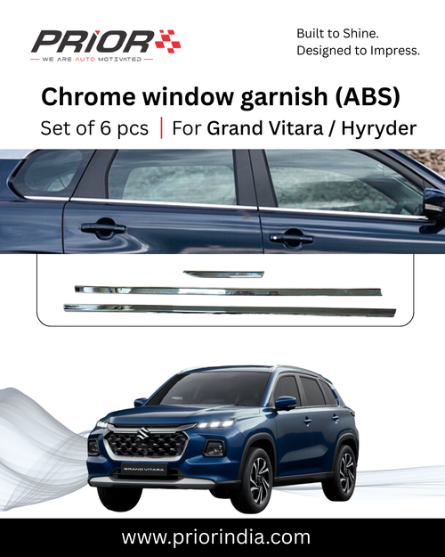 Chrome Window garnish (ABS) for Grand Vitara | set of 6 pcs