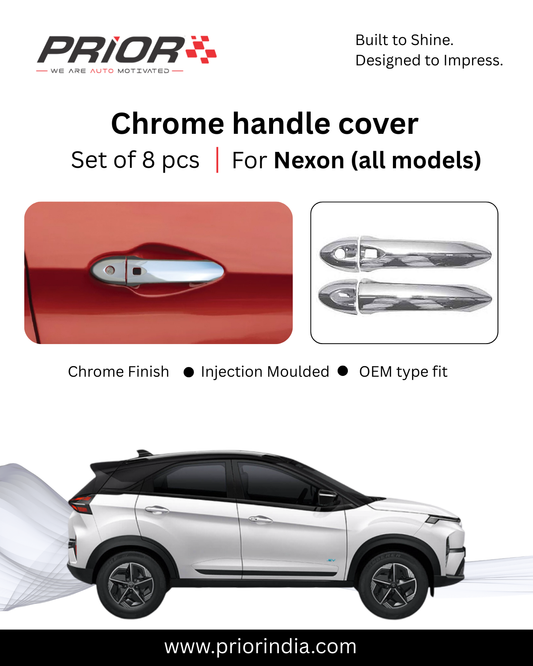 Chrome Handle Cover for Tata Nexon | Set of 8 pcs