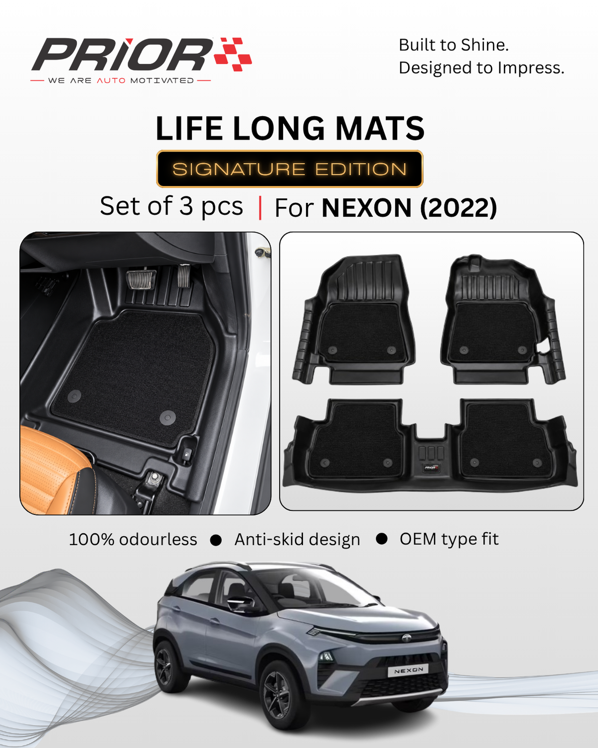 PRIOR Signature edition Lifelong Mat for TATA NEXON