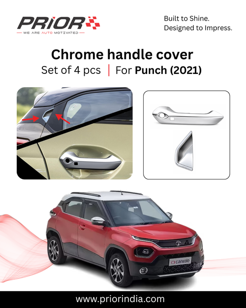 Chrome Handle Cover for Tata Punch | Set of 4 pcs