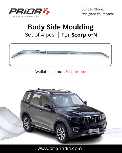 Body side moulding for Mahindra Scorpio-N | set of 4 pcs