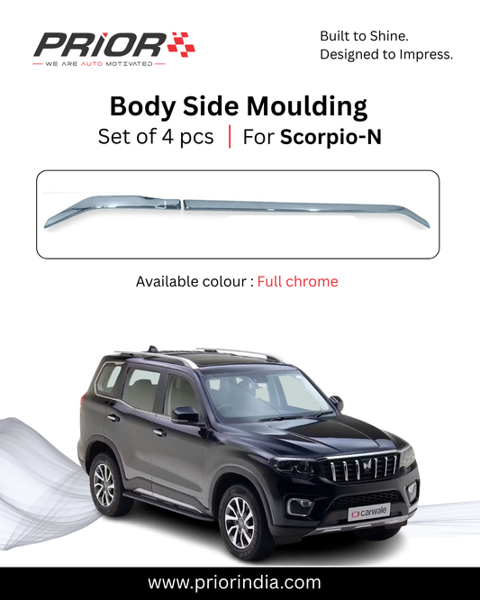 Body side moulding for Mahindra Scorpio-N | set of 4 pcs