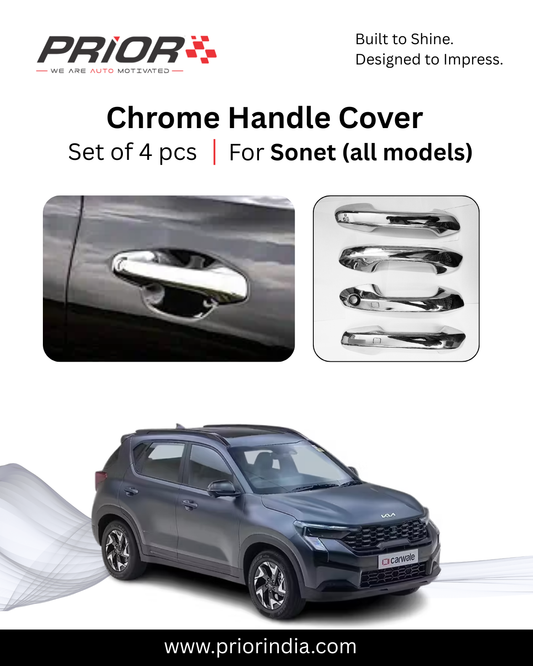 Chrome Handle Cover for Kia Sonet | Set of 4 pcs