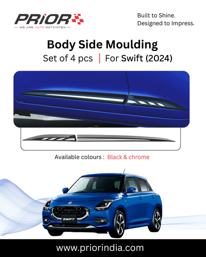 Body side moulding for Suzuki swift 2024 onwards | set of 4 pcs