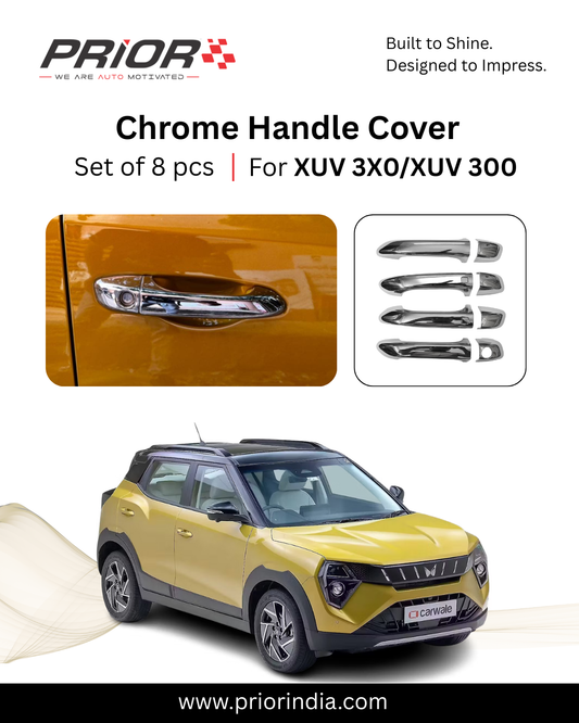 Chrome Handle Cover for Mahindra xuv 3xo | Set of 4 pcs