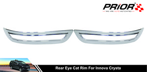 Rear Eye Cat Rim for Innova Crysta (Type-1) 2016-Onwards Model (Set of 2)