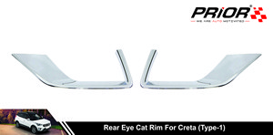 Rear Eye Cat Rim for Creta (Type-1) 2014-Onwards Model (Set of 2)