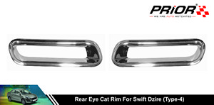 Rear Eye Cat Rim for Swift Dzire (Type-4) 2017-Onwards Model (Set of 2)