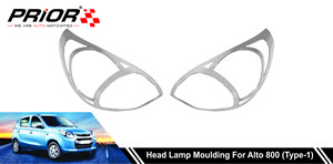 Head Lamp Moulding for Alto 800 (Type-1) 2012-2016 Model (Set of 2 Pcs.)