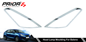 Head Lamp Moulding for Baleno (Type-1) 2015-Onwards Model (Set of 2 Pcs.)