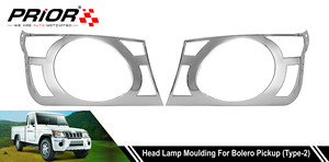 Head Lamp Moulding for Bolero Pickup (Type-2) 2010-Onwards Model (Set of 2 Pcs.)