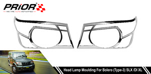 Head Lamp Moulding for Bolero (Type-3) 2014-Onwards Model (Set of 2 Pcs.)