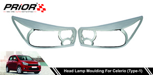 Head Lamp Moulding for Celerio (Type-1) 2015-Onwards Model (Set of 2 Pcs.)