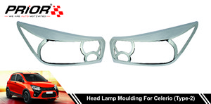 Head Lamp Moulding for Celerio (Type-2) 2018-Onwards Model (Set of 2 Pcs.)