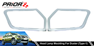 Head Lamp Moulding for Duster (Type-1) 2012-2020 Model (Set of 2 Pcs.)