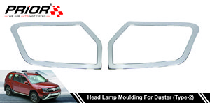 Head Lamp Moulding for Duster (Type-2) 2015-2020 Model (Set of 2 Pcs.)