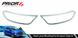 Head Lamp Moulding for Ecosport (Type-2) 2016-Onwards Model (Set of 2 Pcs.)