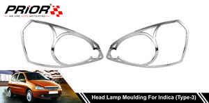 Head Lamp Moulding for Indica (Type-1) 1998-2010 Model (Set of 2 Pcs.)