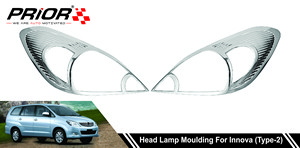 Head Lamp Moulding for Innova (Type-2) 2005-Onwards Model (Set of 2 Pcs.)