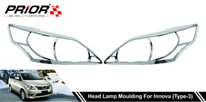Head Lamp Moulding for Innova (Type-3) 2016-Onwards Model (Set of 2 Pcs.)