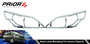 Head Lamp Moulding for Innova (Type-4) 2016-Onwards Model (Set of 2 Pcs.)