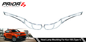 Head Lamp Moulding for Kuv-100 (Type-1) 2016-Onwards Model (Set of 2 Pcs.)