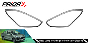 Head Lamp Moulding for Swift Dzire (Type-4) 2018-Onwards Model (Set of 2 Pcs.)