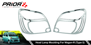 Head Lamp Moulding for Wagon-R (Type-3) 2011-2015 Model (Set of 2 Pcs.)