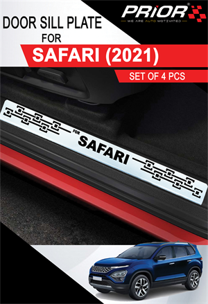 Door Sill Plates for TATA SAFARI (2021) (Set of 4 pcs)