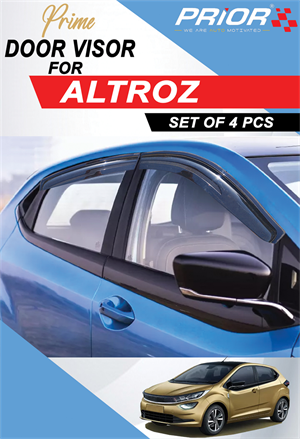 Door Visor for ALTROZ (Set of 4 Pieces)