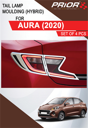 Tail Lamp Moulding(HYBRID) for AURA (Set of 4 Pieces)