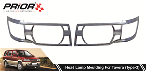 Head Lamp Moulding for Tavera (Type-3) 2010-2017 Model (Set of 2 Pcs.)